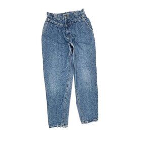 Lee Pleated Straight Women's size 10 Dark Wash Blue‎ Denim Jeans
